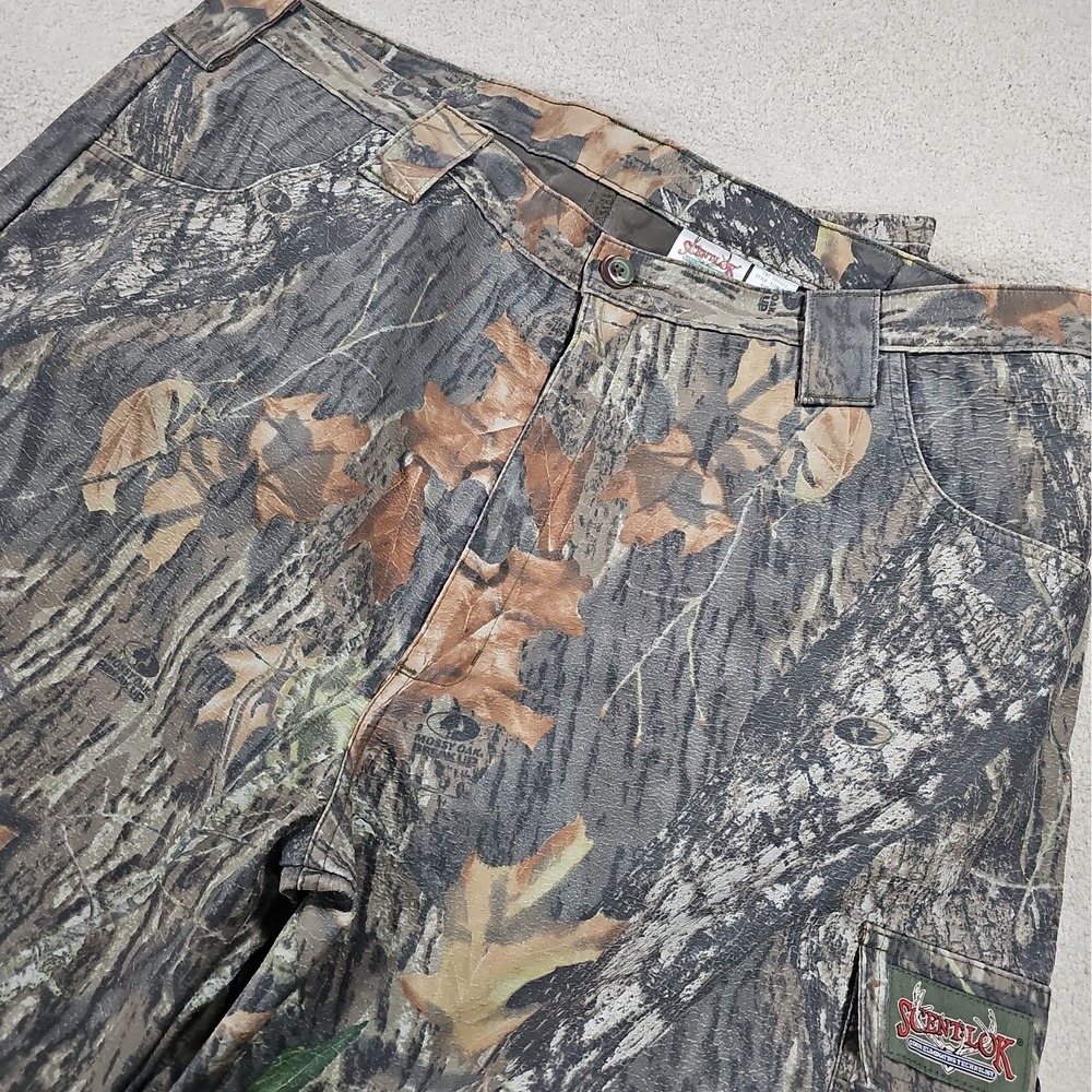 ScentLok Pants Mens 2XL Hunting Mossy Oak Break Up Camo Cargo Scent Control XXL